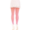 Leg Avenue - Bas Avec Ouvertures Coeur & Noeuds Rose